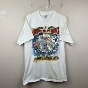Vintage Mark McGwire Home Run King 1998 Greatest Hits Shirt Size XL